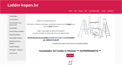 Desktop Screenshot of ladder-kopen.be